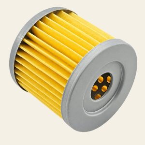 Yellow pleated filter element